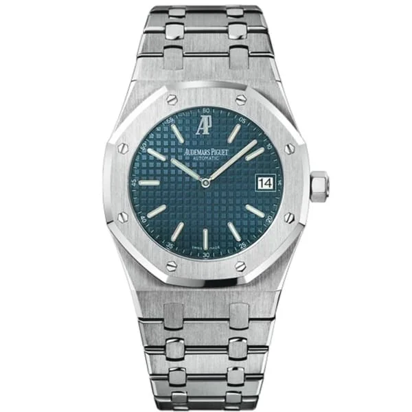 Audemars Piguet Royal Oak Jumbo Extra Thin 39mm Watch - Ref: 15202ST.OO.0944ST.02 - Dark Blue Dial, Stainless Steel Bracelet