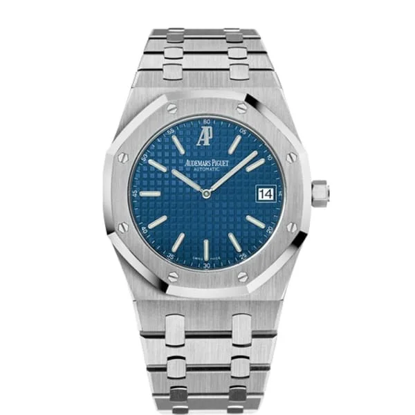 Audemars Piguet Royal Oak Jumbo Extra Thin 39mm Watch - Ref: 15202ST.OO.0944ST.03 - Blue Dial, Stainless Steel Bracelet