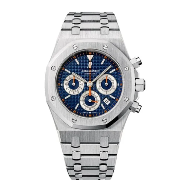 Audemars Piguet Royal Oak Self-winding Chronograph 39mm Watch - Ref: 26300ST.OO.1110ST.07 - Blue Dial, Stainless Steel Bracelet