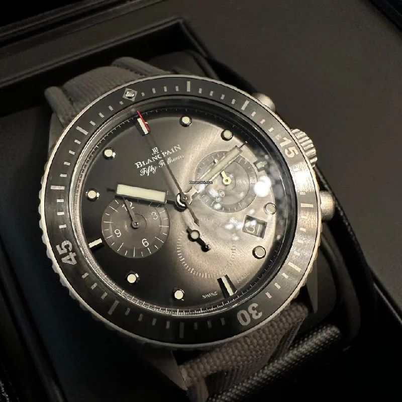 Blancpain Fifty Fathoms Bathyscaphe NEW 2024 Fifty Fathoms Bathyscaphe Chronographe Flyback 43 5200-1210-G52A