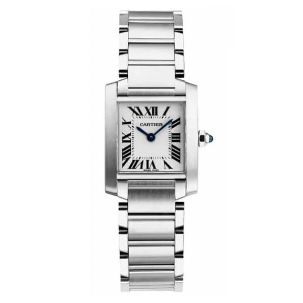 Cartier Tank Francaise Steel Ladies Watch W51008Q3