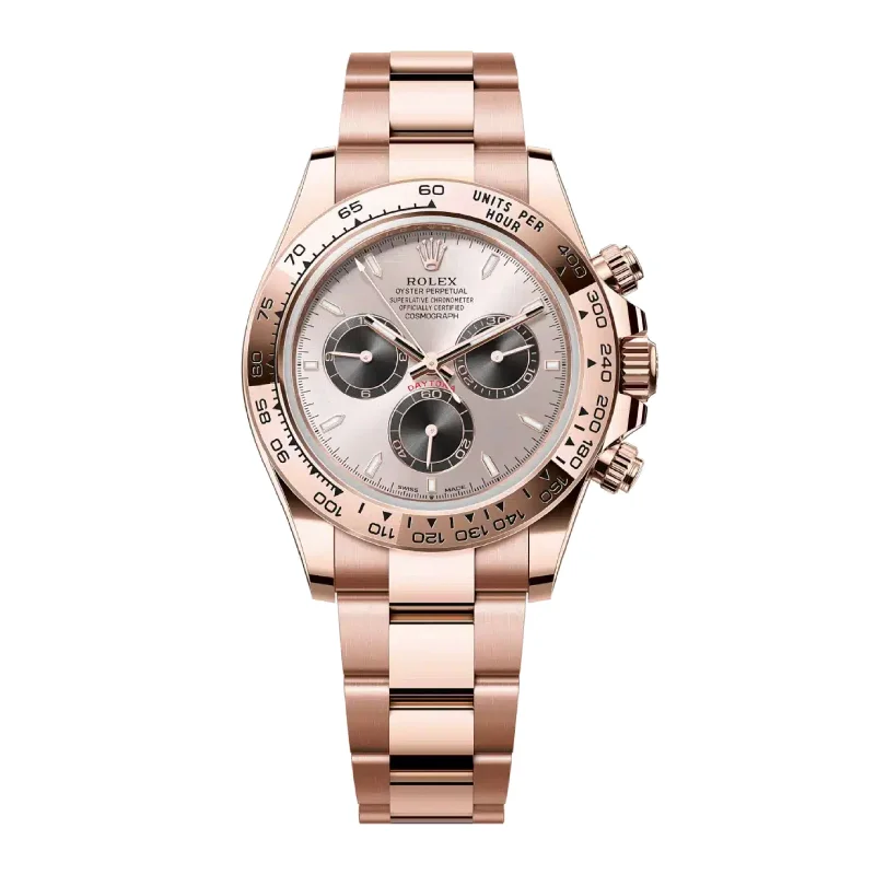 Rolex Cosmograph Daytona 40mm - Ref: 126505 - Sundust & Black Index Dial, 18K Rose Gold Oyster Bracelet Men's Watch