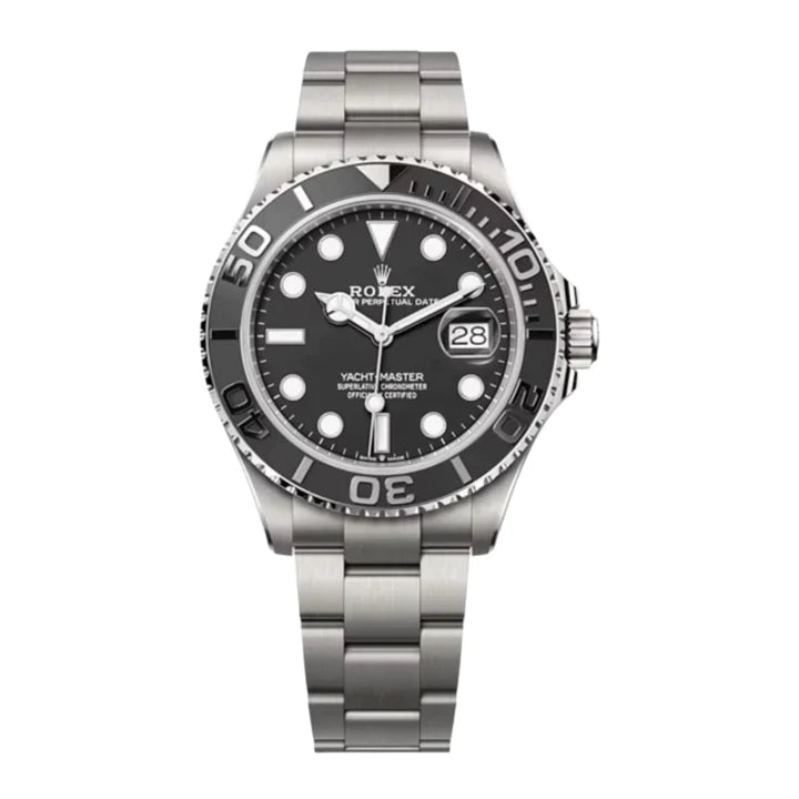 Rolex Yachtmaster 42mm - Ref: 226627 - Black Dial, RLX Titanium Bracelet Men's Watch