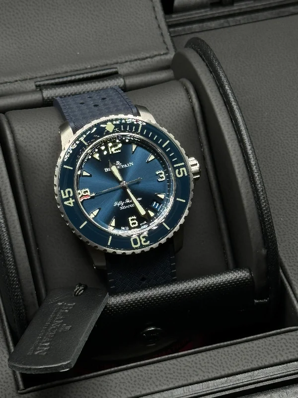 UNWORN 2024 Blancpain Fifty Fathoms Automatique 42MM BLUE DIAL 5010 12B40 O64B